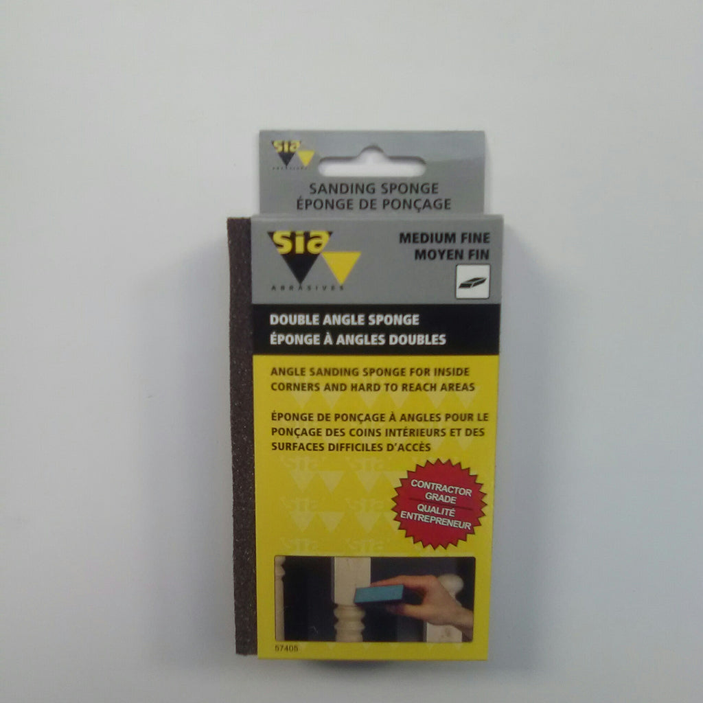 Sia Doubled Angle Sanding Sponge Medium/Fine Kingston Paint