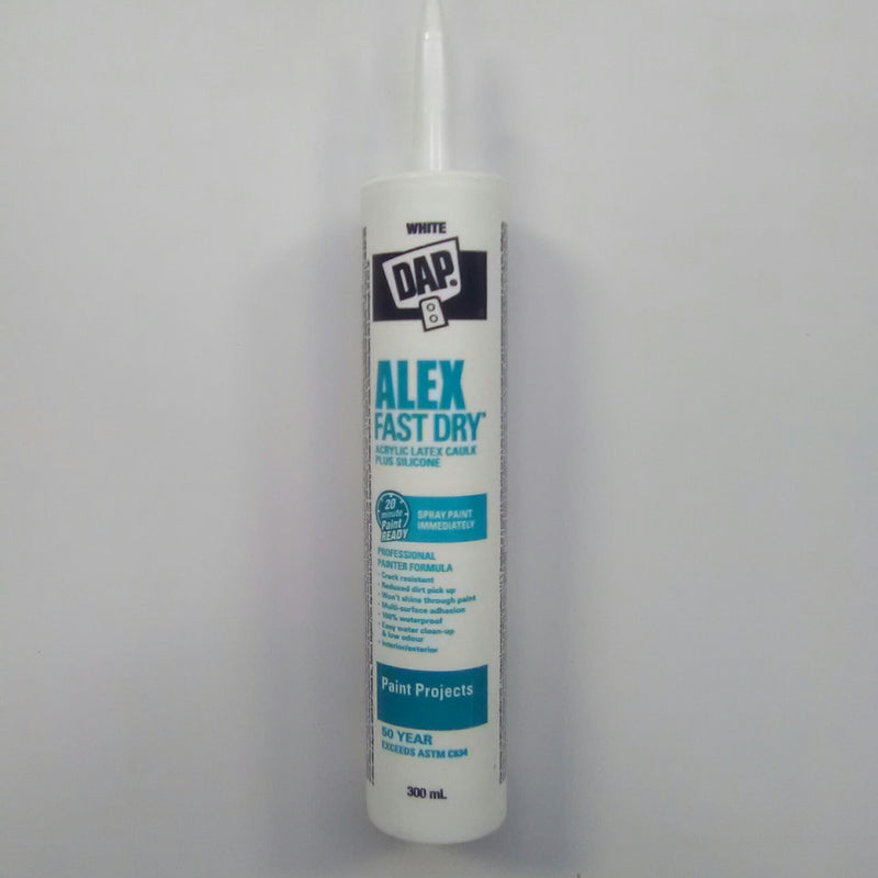 Dap Alex Fast Dry Latex Caulk Plus Silicone
