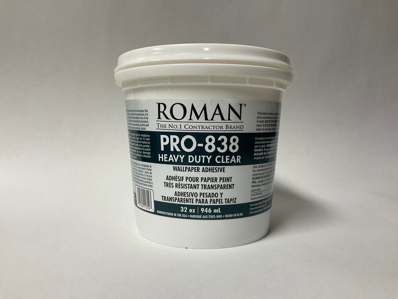 Roman Pro-838 Heavy Duty Clear adhesive