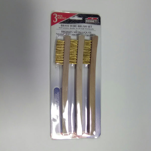 3 Pack Brass Wire Brushes