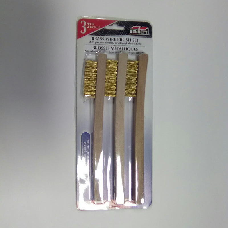 3 Pack Brass Wire Brushes – Kingston Paint & Decorating Inc.