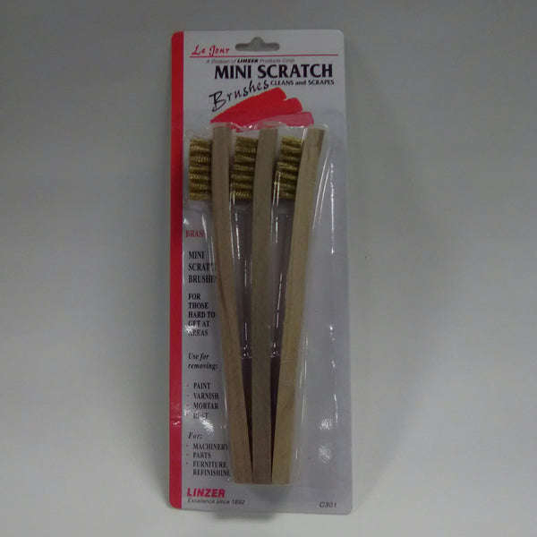 Brass Mini Scratch Brushes