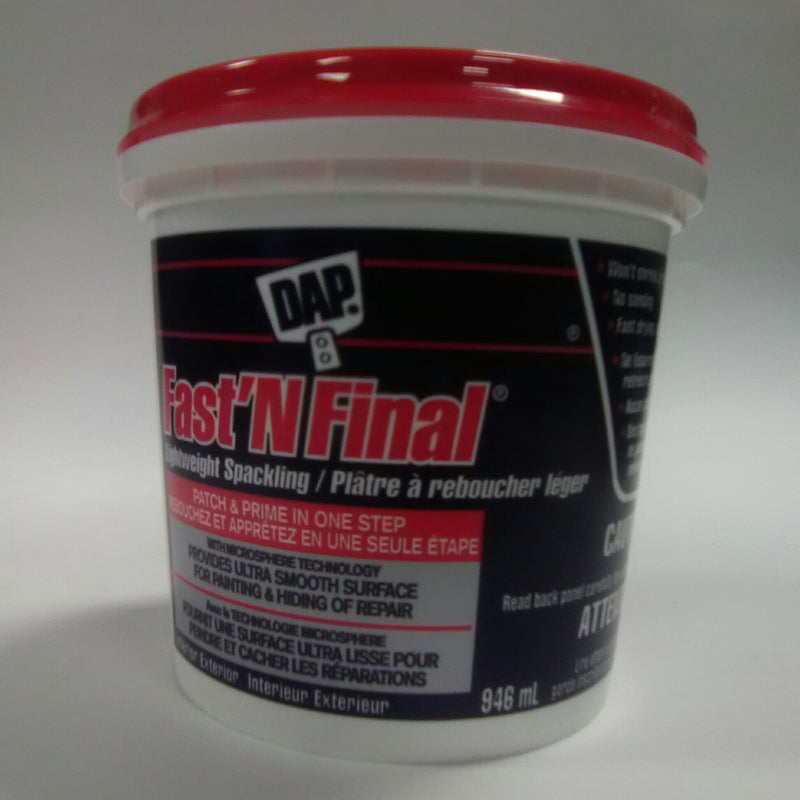 Dap Fast'n Final Lightweight Spackling 946 ml