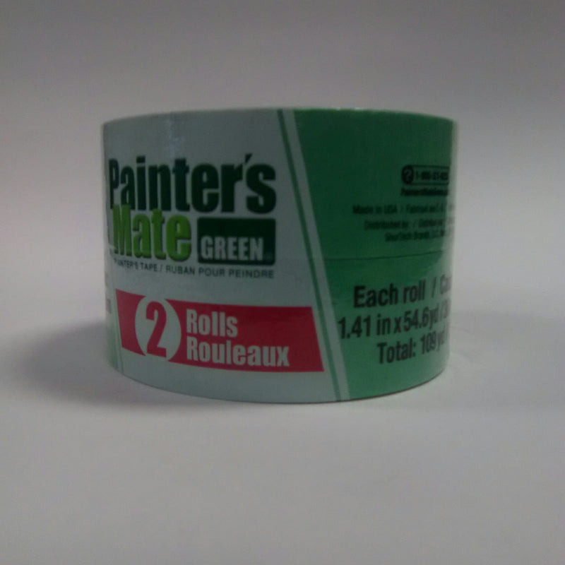 Painter's Mate Green 1 1/2" Tape 2 pack
