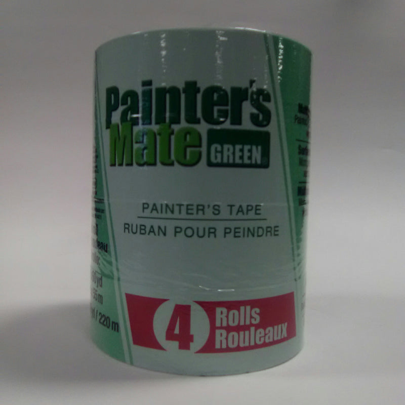 Painter's Mate Green 1 1/2" Tape 4 pack