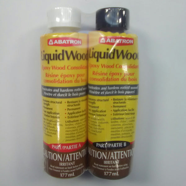 Abatron Liquid Wood Epoxy Wood Consolidant 2parts 177ml