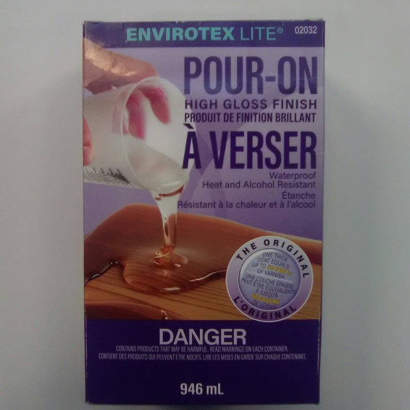 Envirotex Lite Pour-On High-Gloss Finish, 1 Gallon