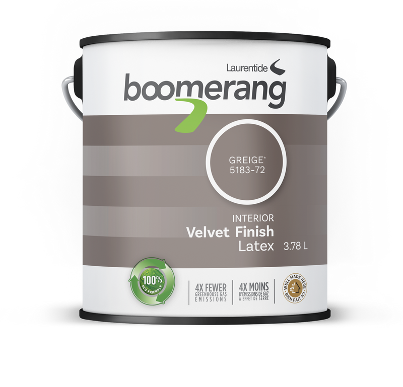 Boomerang Recycled Paint Greige