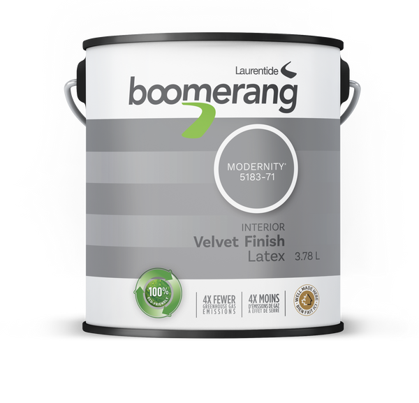 Boomerang Recycled Paint Modernity