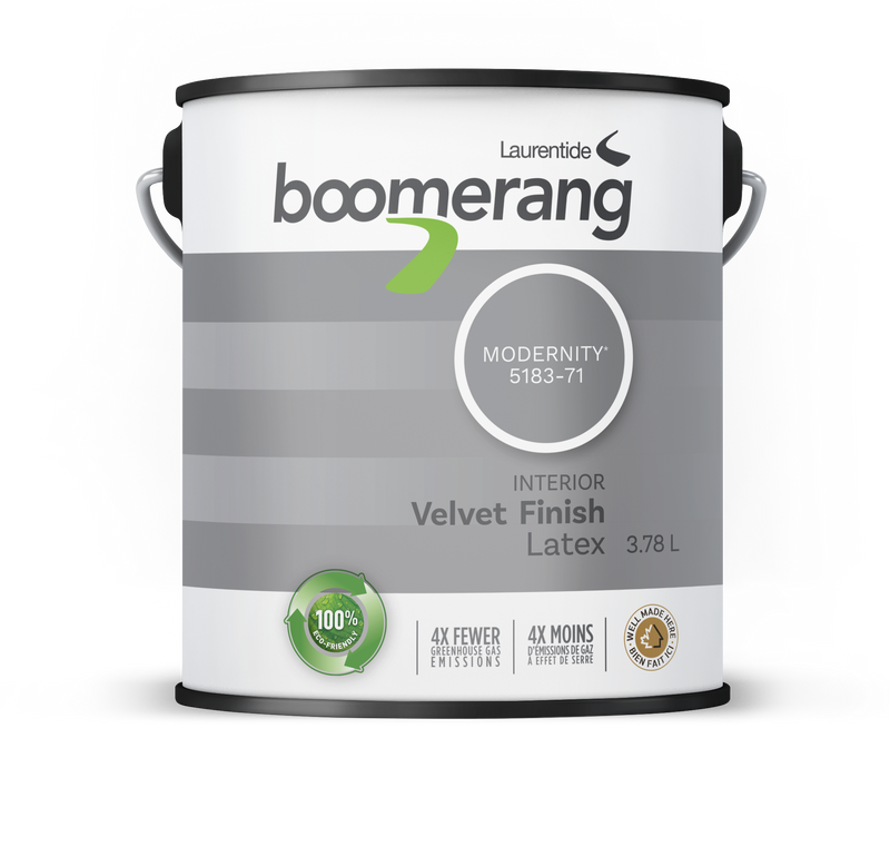 Boomerang Recycled Paint Modernity