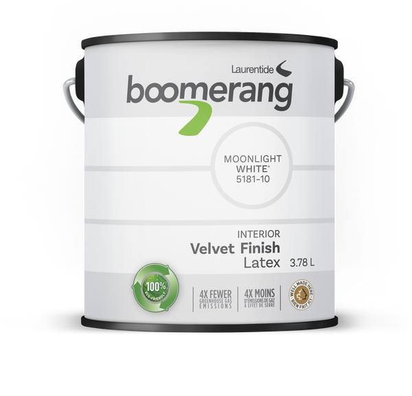 Boomerang Recycled Paint Moonlight White
