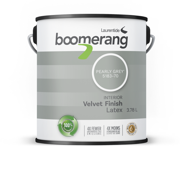 Boomerang Recycled Paint Pearly Grey
