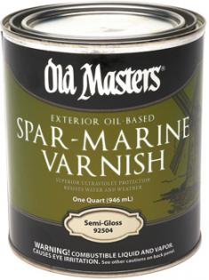 Old Masters Exterior Oil Spar- Marine Varnish