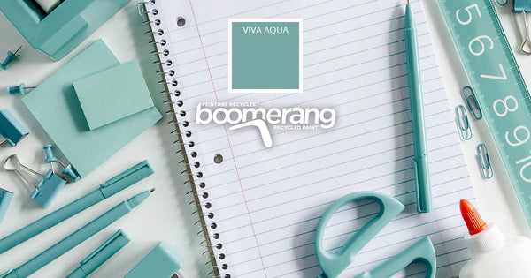 Boomerang Recycled Paint Viva Aqua