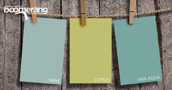 Boomerang Recycled Paint Viva Aqua