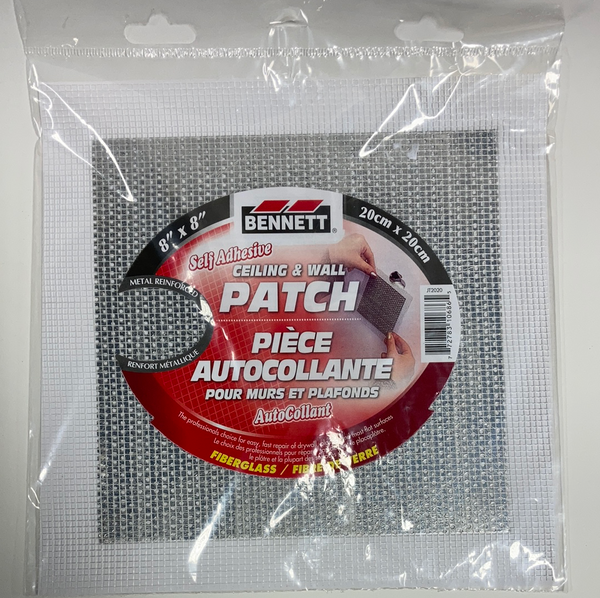 Bennett Adhesive Drywall Patches 8"x8"