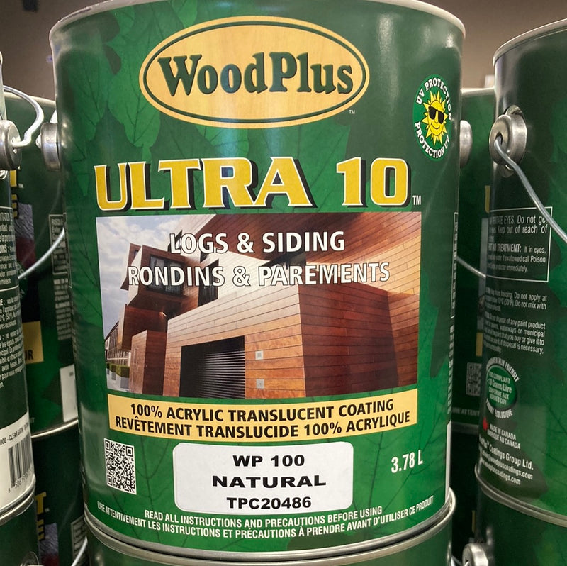 Wood Plus Ultra 10 Exterior Translucent Log and Siding Stain