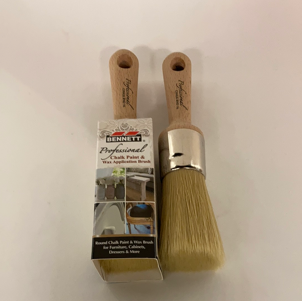 Bennett Professional Chalk Paint & Wax Applicator Brush- round