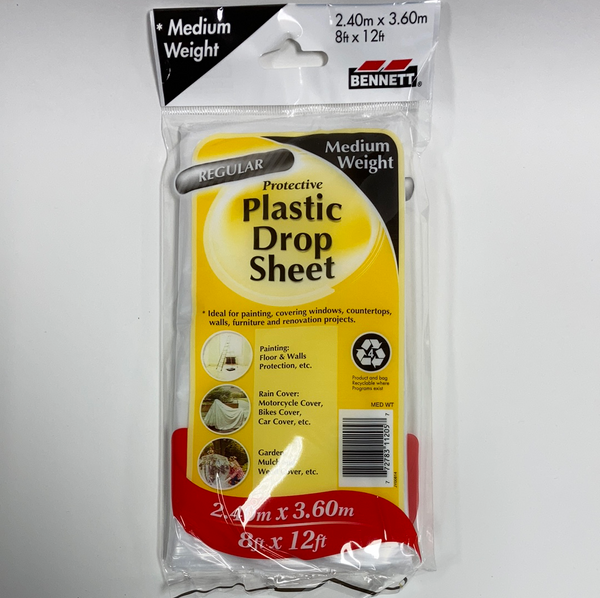 Bennett Plastic 8x12 Drop Sheet Medium