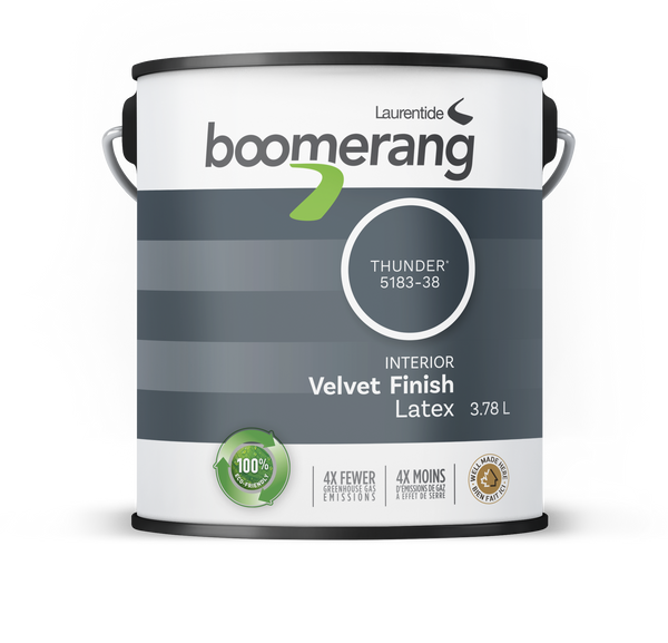 Boomerang Recycled Paint Thunder